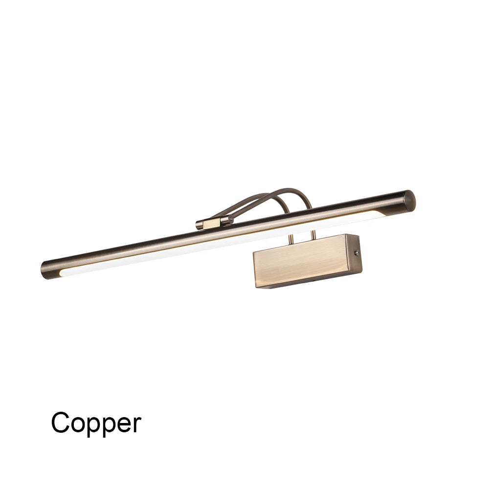 2025 2CCT LED Wall Light 30cm IP42 Aluminum Bathroom Lamp Black Gold Modern Home Wall Lighting Easy Install