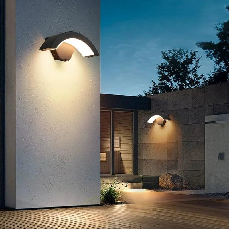 Aluminum LED Wall Lamp Waterproof IP65 Outdoor Garden Lights 18W Interior Wall Light for Bedroom Street Corridor Stairs Lighting