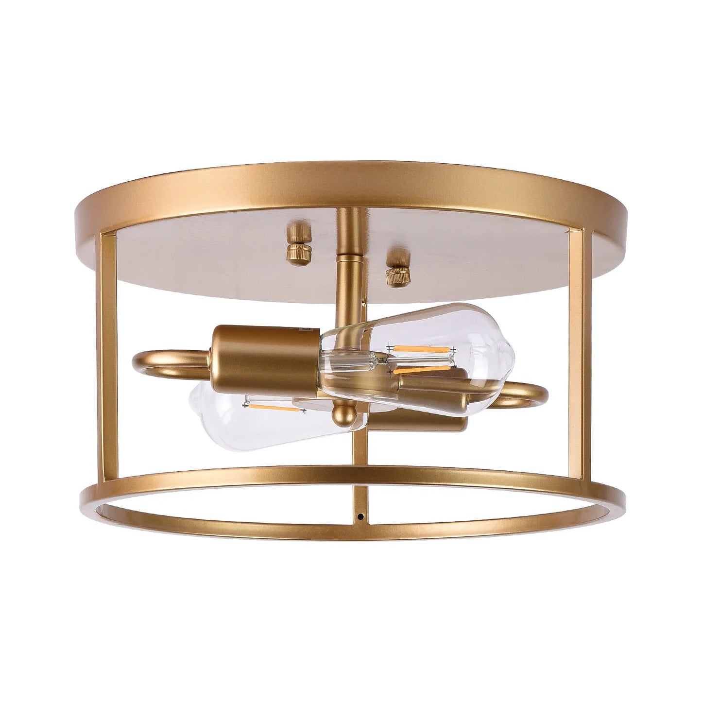 2-Heads Ceiling Lights E26 Fixture Living Room Farmhouse Flush Mount Ceiling Light