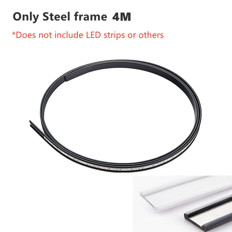 4m/6m/8m Skyline Linear Light COB LED Wall Lamp Living Room Art Exhibition Background Decor Bedroom Minimalist LED Strips Sconce