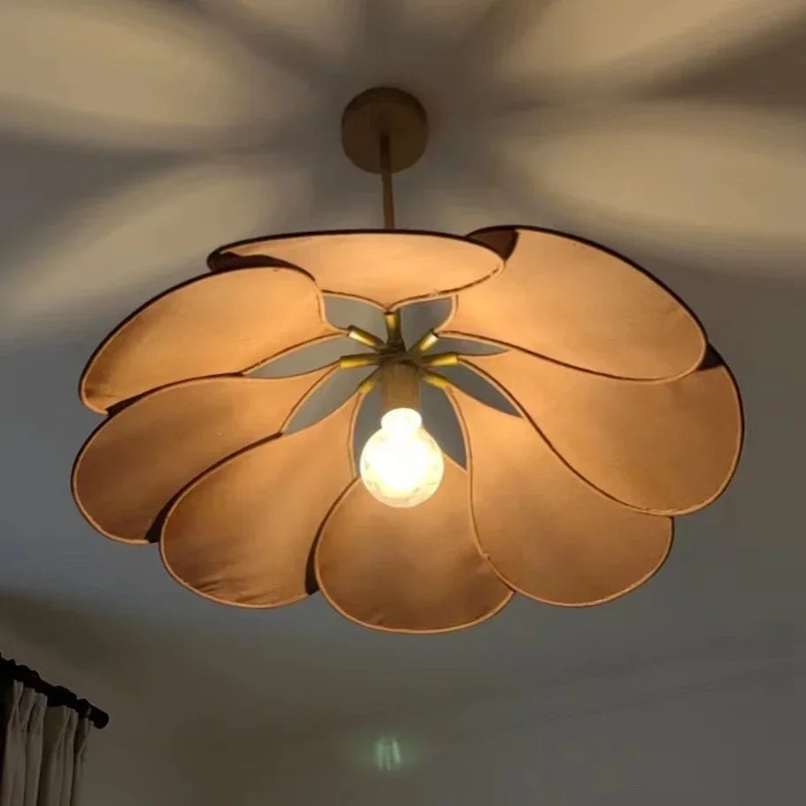 Bohemia Colorful Linen E27 Pendant Light Bedroom Edsion Bulb Led Chandelier Lighting Fixtures Stairs Hanging Lamp Suspend Light