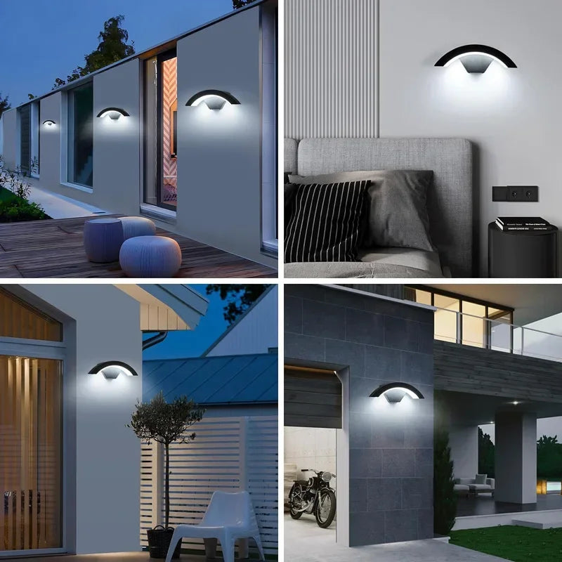 Aluminum LED Wall Lamp Waterproof IP65 Outdoor Garden Lights 18W Interior Wall Light for Bedroom Street Corridor Stairs Lighting