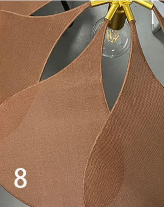 Bohemia Colorful Linen E27 Pendant Light Bedroom Edsion Bulb Led Chandelier Lighting Fixtures Stairs Hanging Lamp Suspend Light