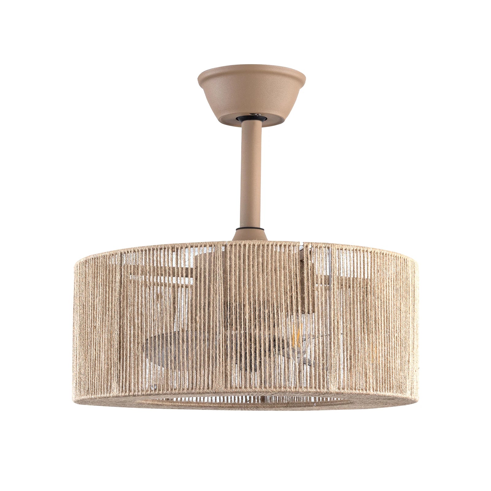 Ceiling Fan with Remote Control, 3-Speed, Soft LED Light, Energy-Saving, Low Noise for Home Decor