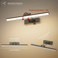 5000MAh LED Picture Light With 3 Color Temperature, Remote-Control Wall Light For Living Room, Gallery & Art Exhibition