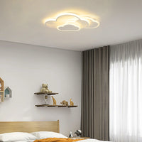 Cloud Shape LED Ceiling Light Fixture Modern 3-Color Lighting Acrylic Ceiling Lamp for Living Room Bedroom Kid's Room 52x31cm