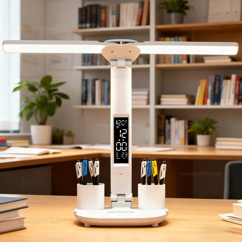 Rechargeable LED Desk Lamp Portable Bedside Light Eye Protection Touch Dimming Child Kids Study Reading Night Lamp