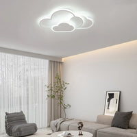 Cloud Shape LED Ceiling Light Fixture Modern 3-Color Lighting Acrylic Ceiling Lamp for Living Room Bedroom Kid's Room 52x31cm