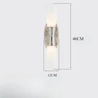 Bedroom White Glass Lampshade Wall Light Fixtures Art Gallery E14 Daily Indoor Wall Sconce Living Room Hallway Golden Wall Lamp