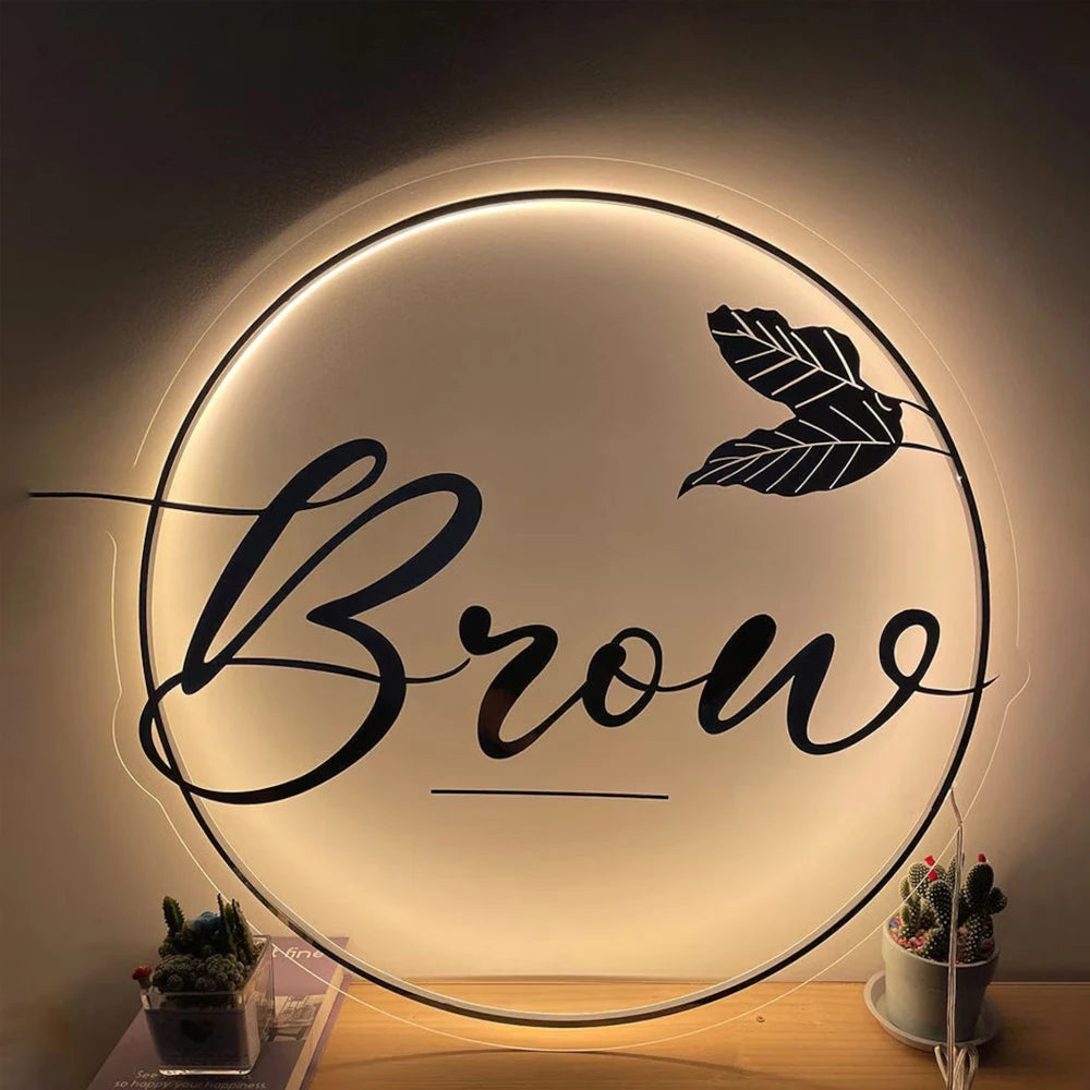 Custom Neon Sign Personalized Name Sign Led Neon Night Light Birthday Gifts Room Bedroom Decoration Wall Wedding LED Neon Lights