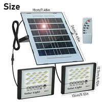 300W LED Solar Street Lights Outdoor Flood Lamps Waterproof Spotlight Emergency Lighting Dusk To Dawn Wall Light For Yard Garden