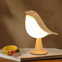 3 Colors Magpie Bird Night Lights Dimmable Charging LED Touch  Controlled Lamp Aromatherapy Decoration Atmosphere Desk Lighting