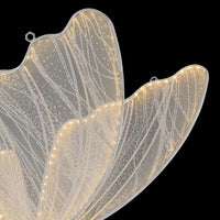 BYMAOCAR 2PCS Wedding Butterfly Floor Lamp LED Butterfly Ceiling Lamp for Wedding Party 57.5-70.1in Adjustable Height