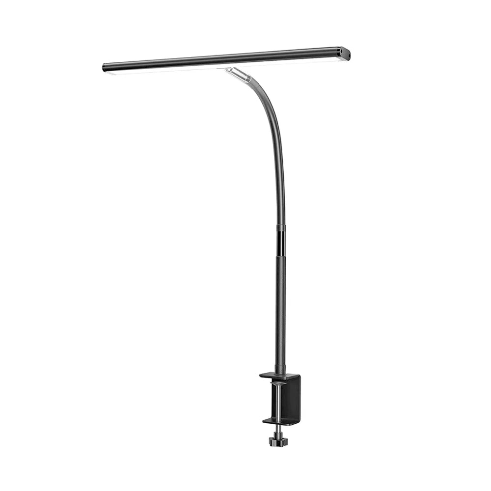 24W Ultra Bright LED Desk Lamp with Clamp 3 Head Automatic Dimming Atmosphere Lighting LED Table Lamps for Office Computer Dest