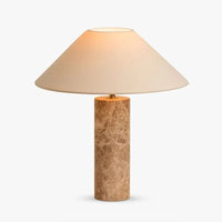 Japanese Wabi-sabi Modern Marble Table Lamp LED E27 Designer Medieval Desk Lights Home Decor Living Room Study Bedroom Bedside