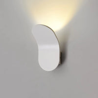 Creative Minimalist Indoor Wall Lights Black/White/Gold Aluminum Wall Scorce for Living room Bedroom Wall Lighting Fixtures