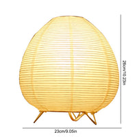 Desktop Decorative Lantern Light Rice Paper Nordic Paper Lantern Light Handmade Simple LED Lighting Lamp for Home Decorations