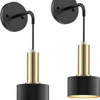 Battery Operated Wall Sconce Set of 2, Dimmable RGB Wall Sconce with Remote Indoor Battery Powered Wall Lamp Light