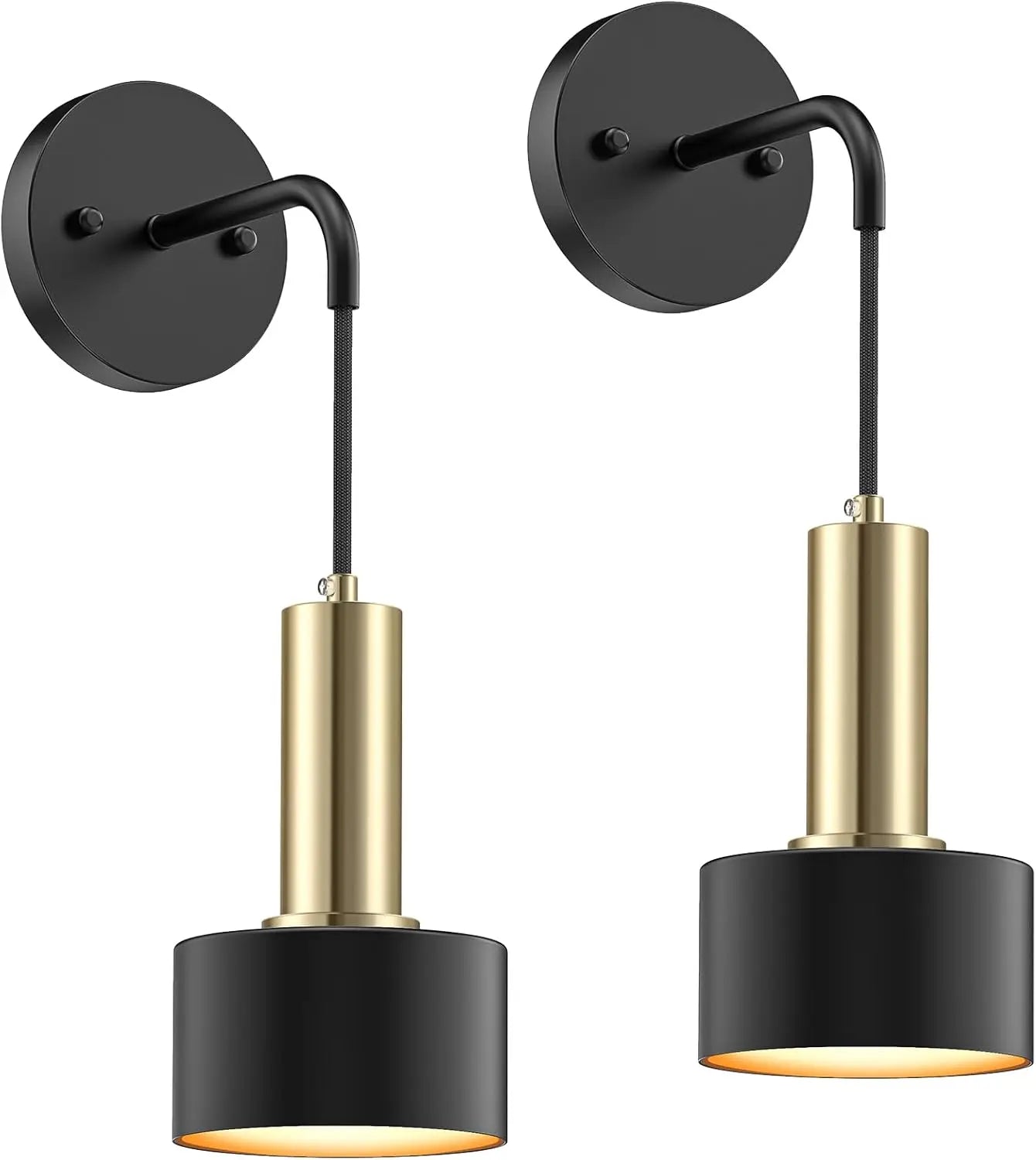 Battery Operated Wall Sconce Set of 2, Dimmable RGB Wall Sconce with Remote Indoor Battery Powered Wall Lamp Light