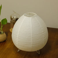 Creative Tripod Floor Lamp Rice Paper Desktop Decorative Lantern Light Handmade Nordic Paper Lantern Light for Bedroom