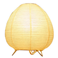 Desktop Decorative Lantern Light Rice Paper Nordic Paper Lantern Light Handmade Simple LED Lighting Lamp for Living Room Bedroom
