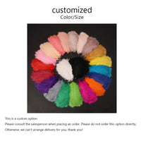 Modern Ostrich Feather Led Floor Lamp Copper Resin Living Room Home Decor Indoor Lighting Bedroom Bedside Standing Table Light