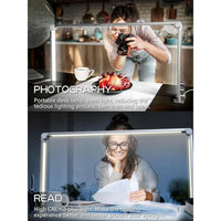 36W Adjustable LED Desk Lamp with 4000-6000K Temperature Range, 3 Lighting Modes for Study, Model Building, and Crafting