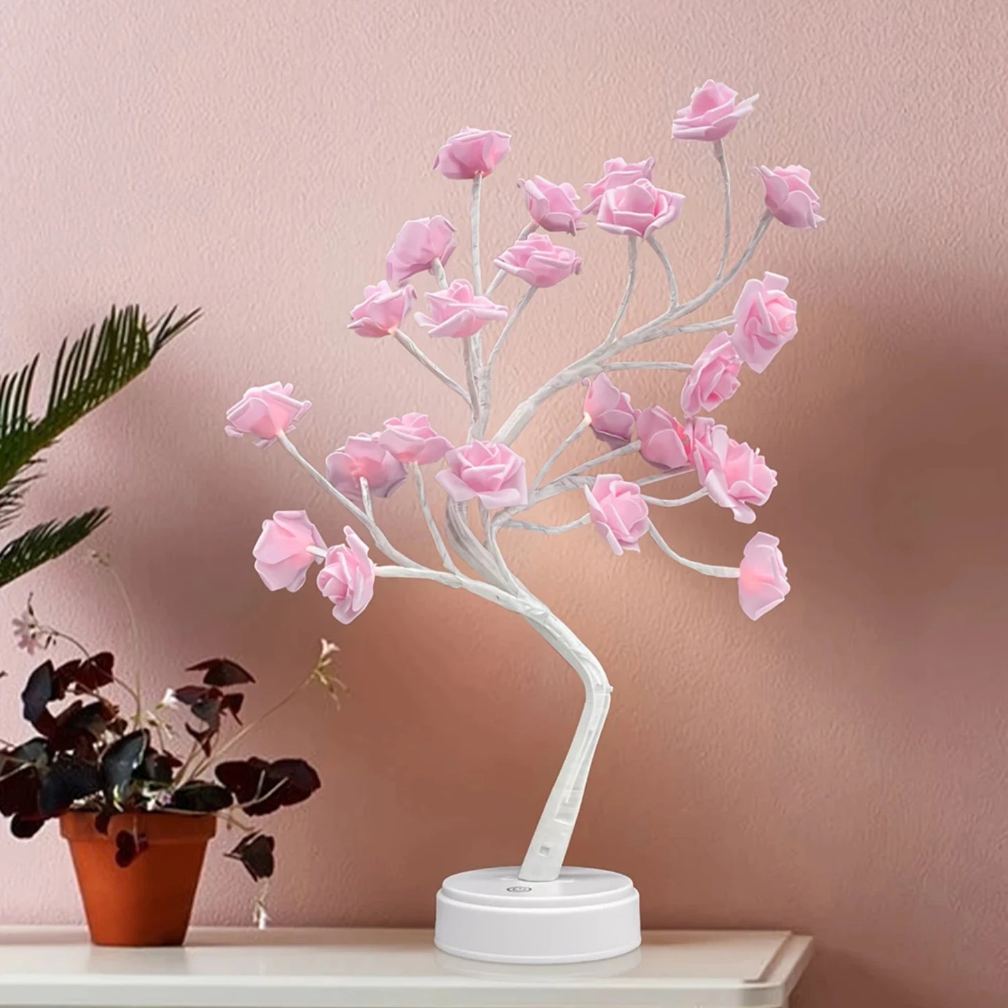 30 LED USB Rose Desk Lamp, Tree Lamp, Bedside Night Lamp, Birthday, Mother's Day Gift, Gift  Girlfriend