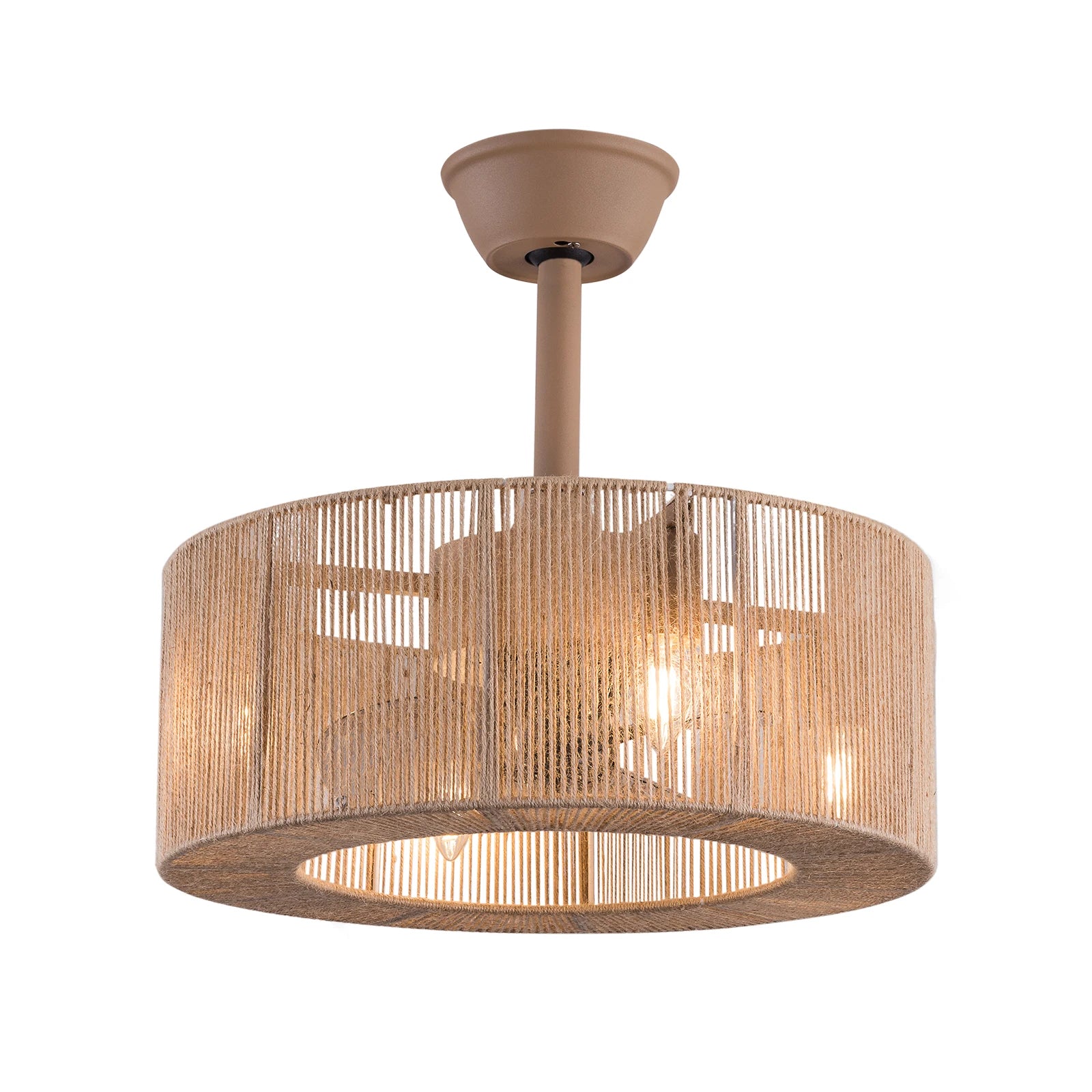 Ceiling Fan with Remote Control, 3-Speed, Soft LED Light, Energy-Saving, Low Noise for Home Decor