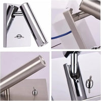 bedroom Wall Lamp LED Home interior Reading Lighting hotel headboard  led wall bed USB bedside lighting modern read