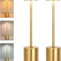 Classic Table Lamp USB Rechargeable Night Light Stepless Dimming Touch Desk Lamp 3 Colors Bedside Lamp Hotel Bar Decoration