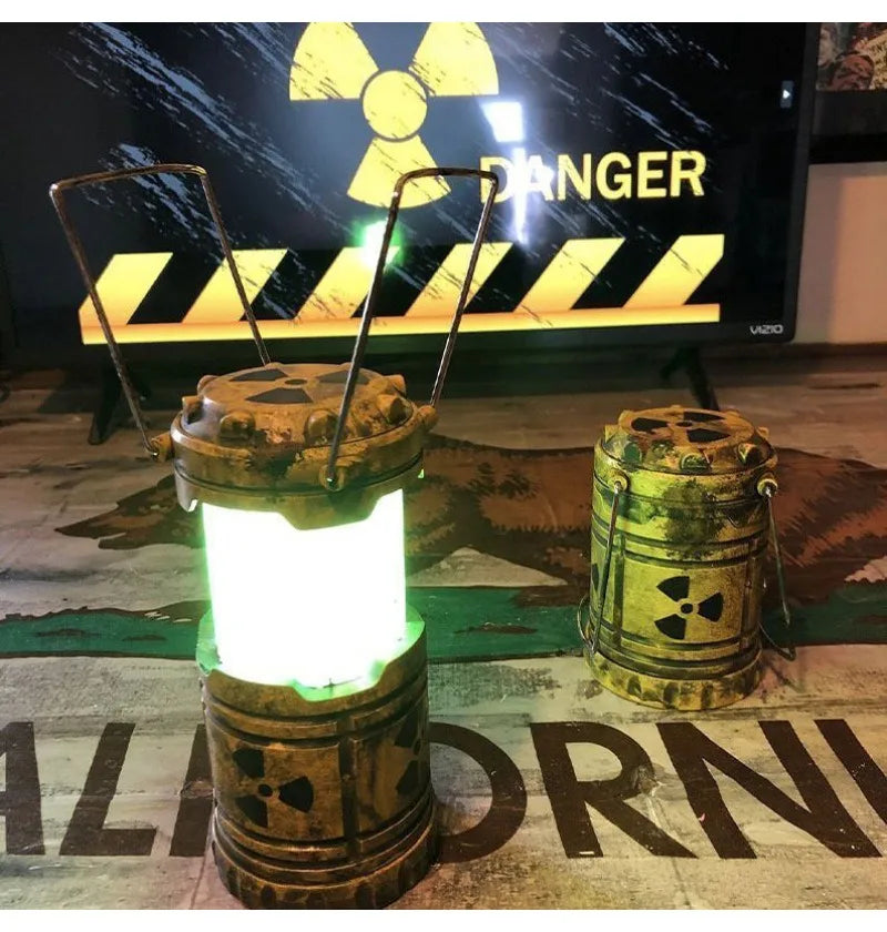 2025 New Cool Nuclear Reactor LED Night Light - Pull Light, Portable Hanging & Handheld Desk Lamp (Requires 3 AAA Batteries)