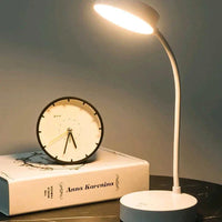 Portable LED Desk Lamp USB Plug Battery Powered Table Light Support 3 Color Stepless Dimming Eye Protection Bedroom Bedside Lamp
