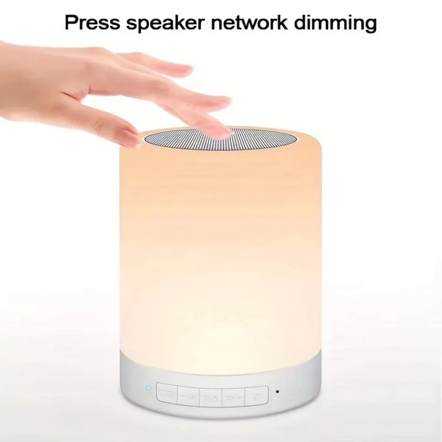 Bedside Table Lamp Wireless Bluetooth with Speaker  Light Colorful  Night Dimming Atmosphere Table Lamp  Kid Gift