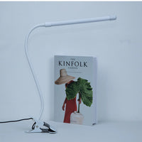 10W LED Desk Lamp with Clamp Dimmable Clip On Reading Light 10 Brightness Level 3 Lighting Modes Flexible Study Table Lamp USB