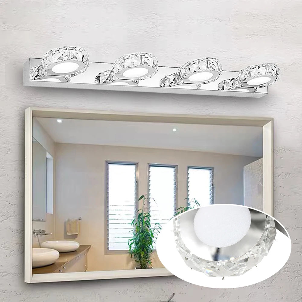 4 Head Modern Mirror Front Light Wall Mounted Bathroom Lighting Lamp LED