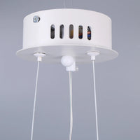 Bedroom Chandelier Circle Rings LED Pendant Lamp Acrylic Aluminum Home Decoration Light Fixture for Restaurant Bar Cafe Lighting