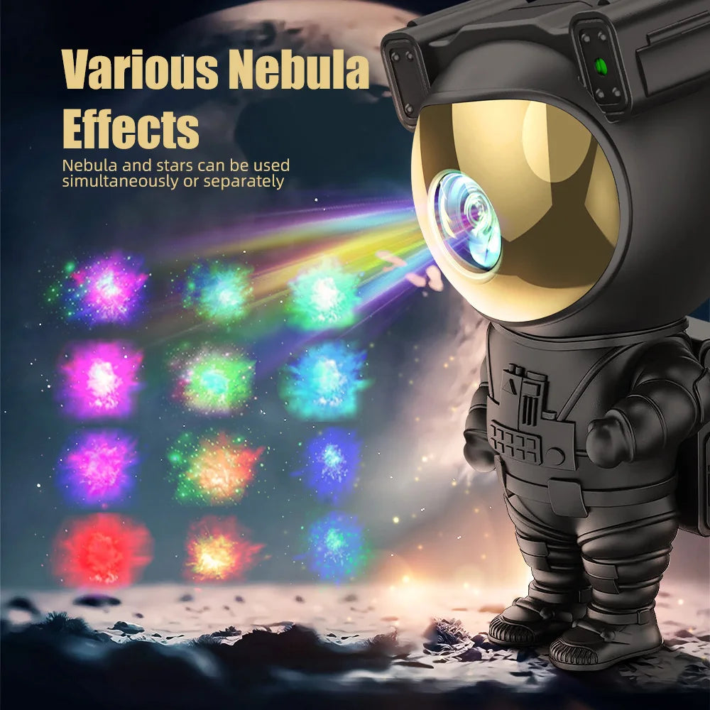 Astronaut Galaxy Projector Night Light with Timer and Remote -  Star Starry Nebula LED Lamp, Gift for Kids/Adults