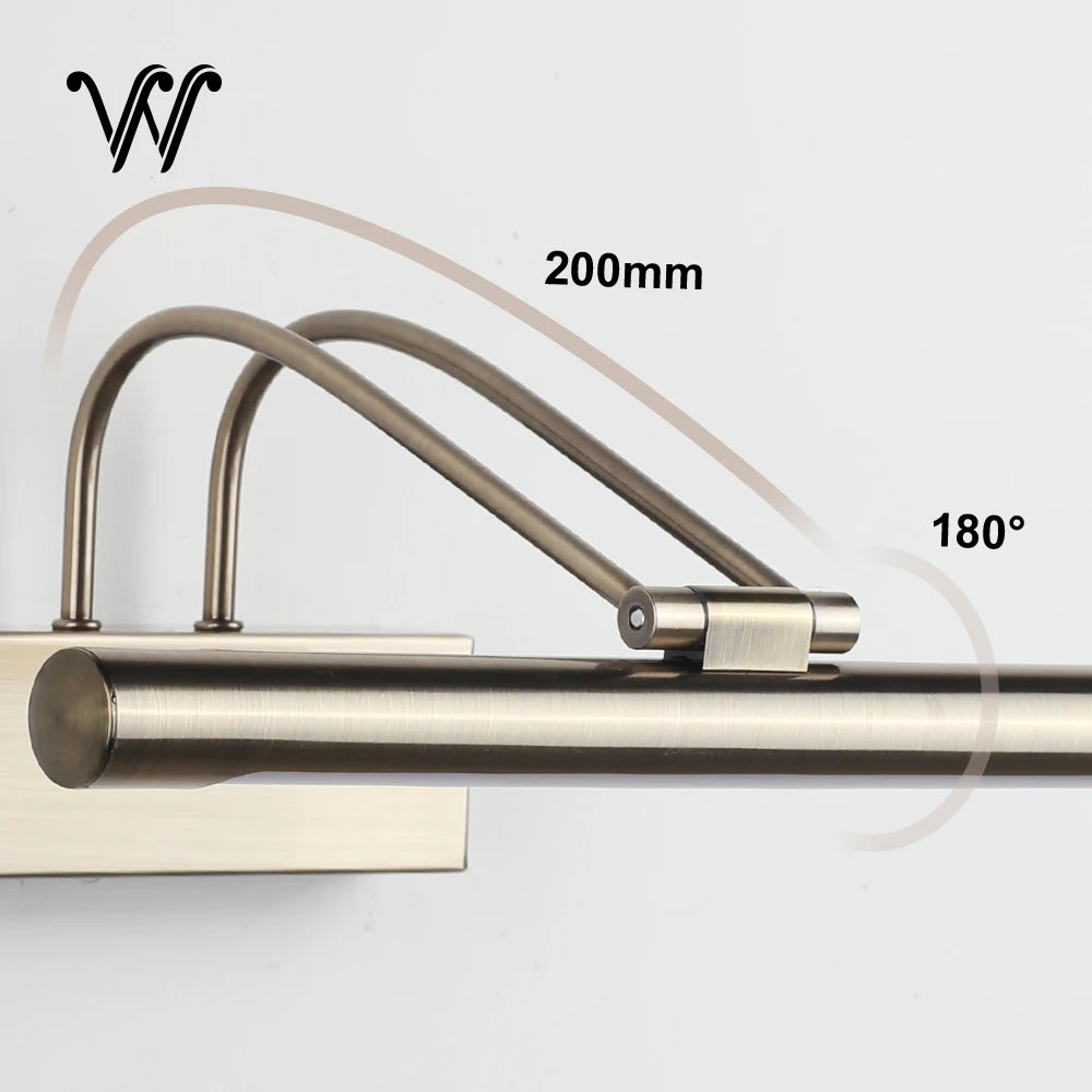 2025 2CCT LED Wall Light 30cm IP42 Aluminum Bathroom Lamp Black Gold Modern Home Wall Lighting Easy Install