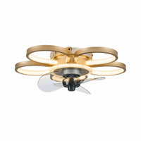 55-85w Ceiling Fan Light With Remote Control For Indoor Places Such As Living Rooms, Bedrooms 6500-4000-3000k 15-20m²