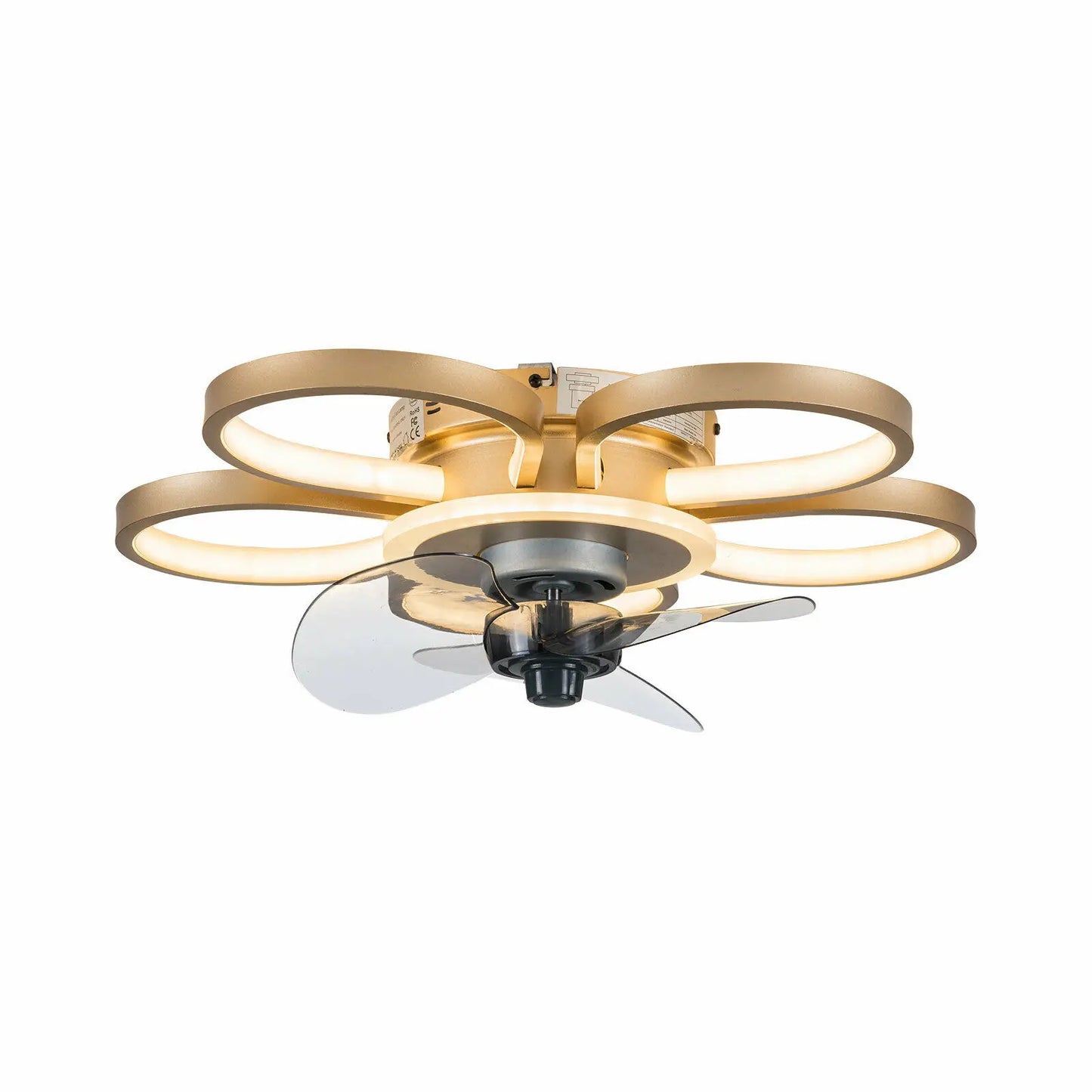 55-85w Ceiling Fan Light With Remote Control For Indoor Places Such As Living Rooms, Bedrooms 6500-4000-3000k 15-20m²
