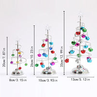 Crystal Star Christmas Tree Lamp Battery Operated Desk Table Lamp Decorative Iron Tree Night Lights for Living Room Bedroom Deco