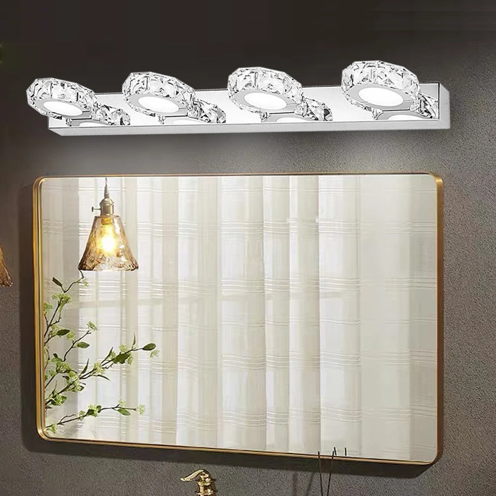 4 Head Modern Mirror Front Light Wall Mounted Bathroom Lighting Lamp LED
