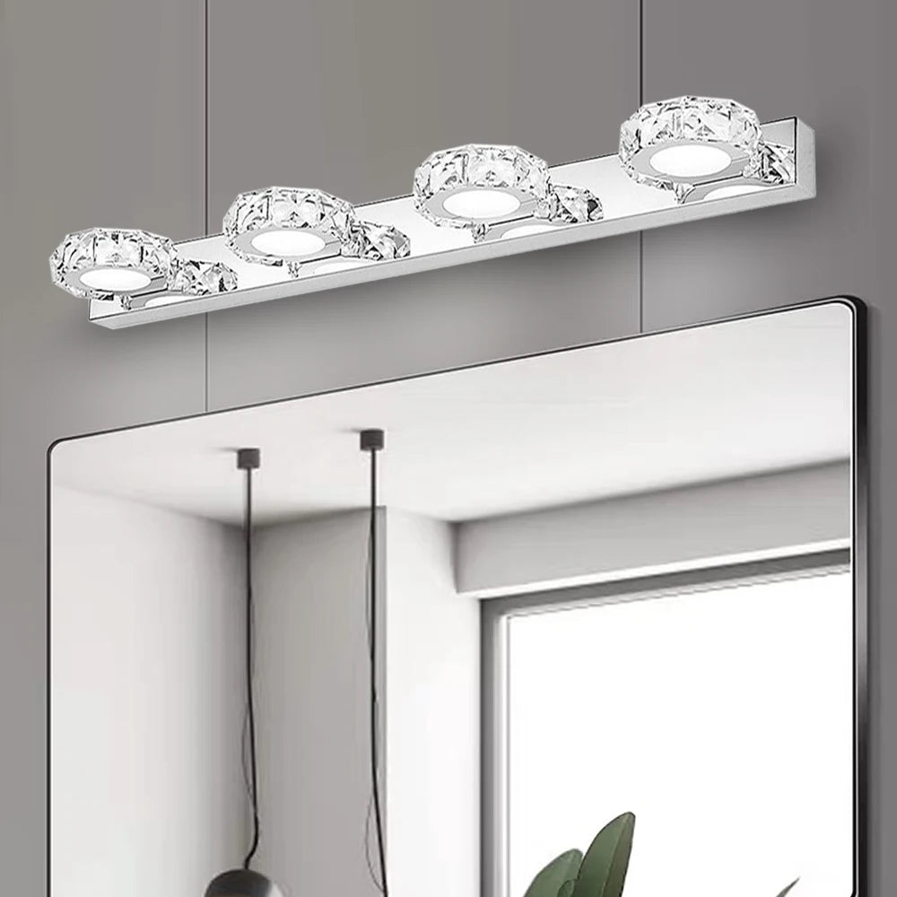 4 Head Modern Mirror Front Light Wall Mounted Bathroom Lighting Lamp LED