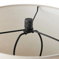 21 Inch Raw Sand Table Lamp with Shade Brighten Home Living Room Kitchen Nightstand Entryway Neutral Decor Lighting Touch