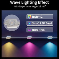 300FT 180LED Permanent Outdoor Eaves LED Lights Waterproof RGB String Lights DIY Scene Christmas Birthday Holiday Party Lighting