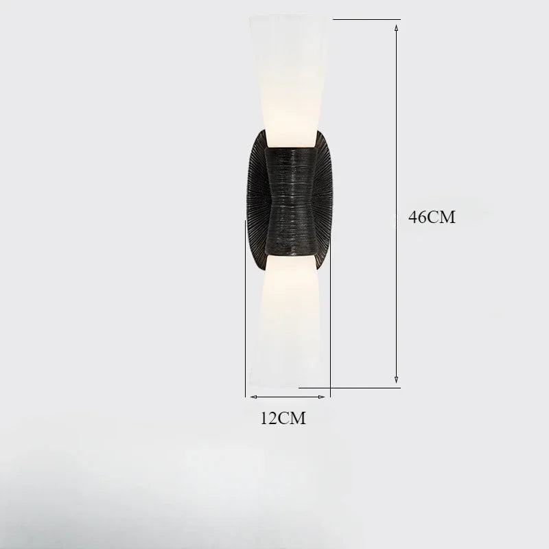 Bedroom White Glass Lampshade Wall Light Fixtures Art Gallery E14 Daily Indoor Wall Sconce Living Room Hallway Golden Wall Lamp