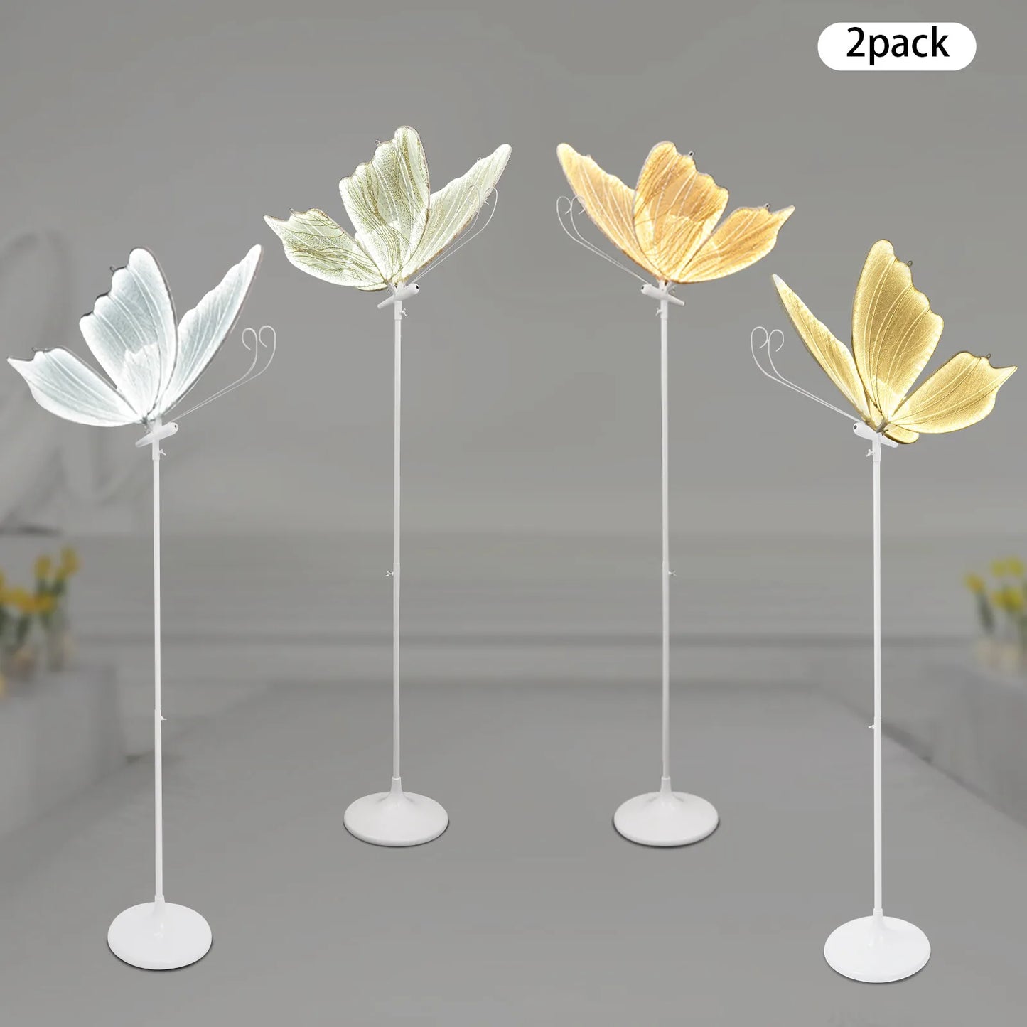 Creative Wedding Butterfly LED Floor Lamp, Butterfly Hanging Light for Wedding