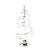 Crystal Star Christmas Tree Lamp Battery Operated Desk Table Lamp Decorative Iron Tree Night Lights for Living Room Bedroom Deco