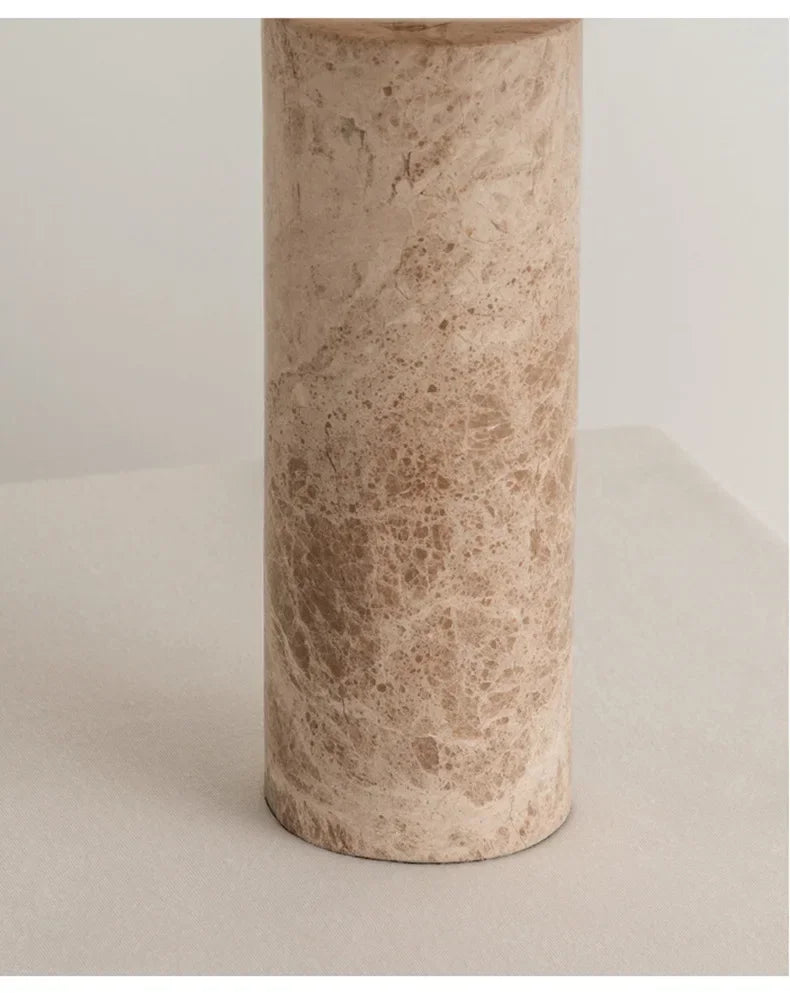 Japanese Wabi-sabi Modern Marble Table Lamp LED E27 Designer Medieval Desk Lights Home Decor Living Room Study Bedroom Bedside